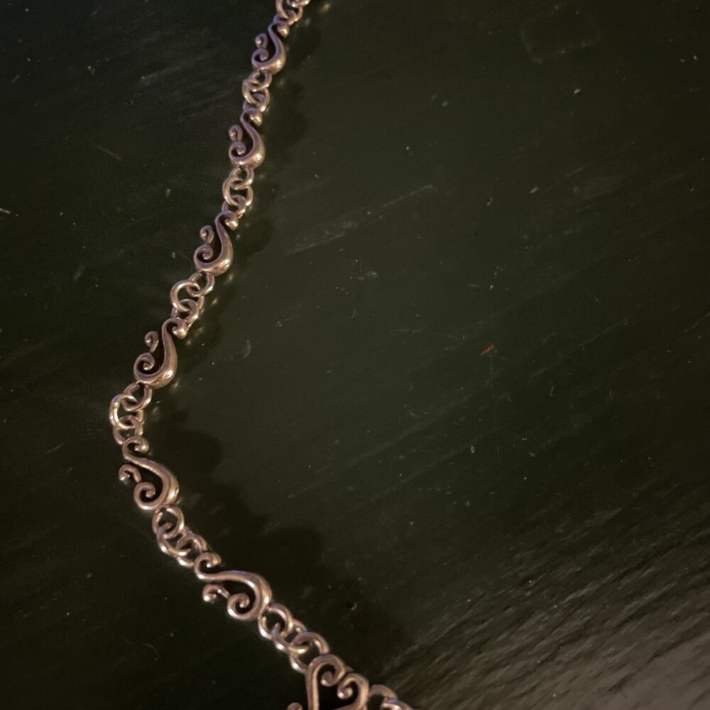Brighton Pearl Drop Filigree Necklace Jewelry - Picture 4 of 5